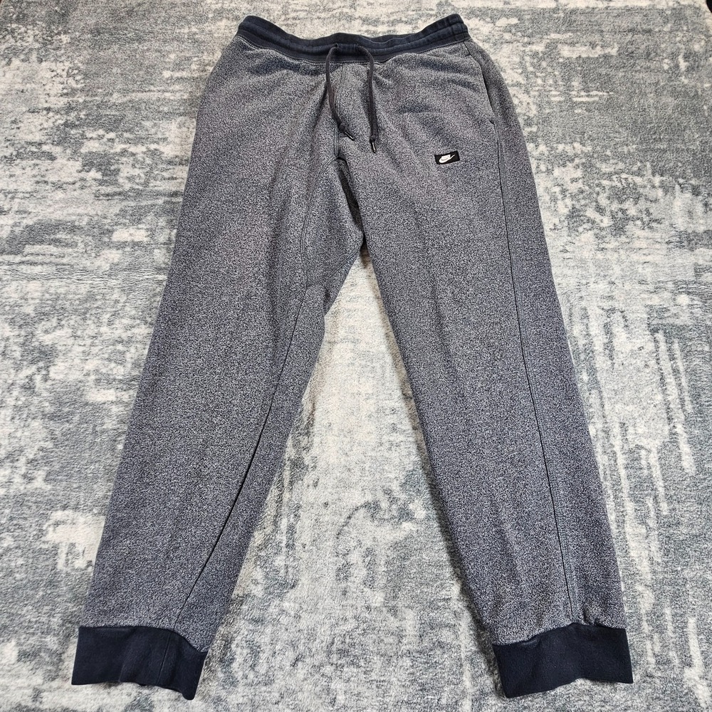 Nike AW77 French Terry Fleece Joggers Mens Size M Gray Sweatpants 678558-065